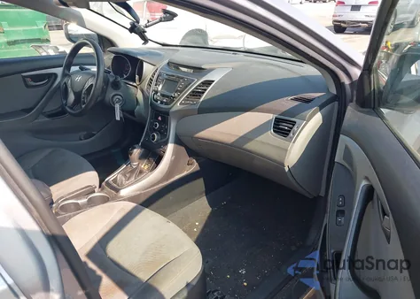 2014 Hyundai Elantra Se from USA, damaged, VIN KMHDH4AE1EU083834